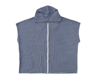 Bambury | Beach Poncho Front Adult Zip - Navy