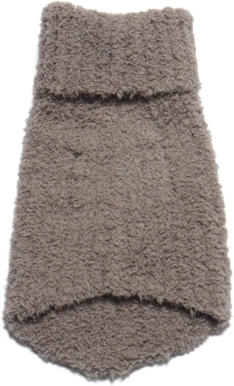 Barefoot Dreams CozyChic Ribbed Pet Sweater in Warm Gray