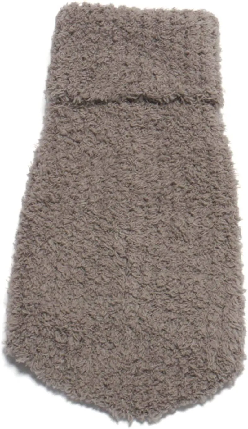 Barefoot Dreams CozyChic Ribbed Pet Sweater in Warm Gray