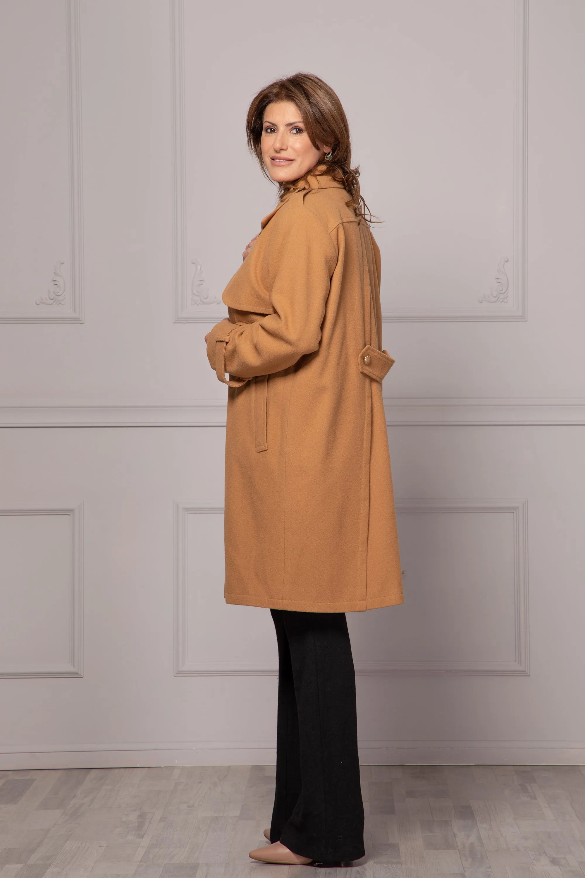 CAMEL TRENCH COAT