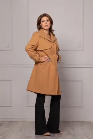 CAMEL TRENCH COAT