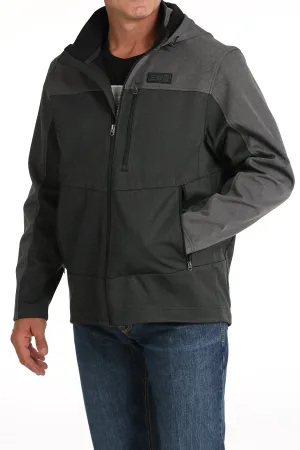 Cinch Black/Charcoal Bonded Men's Hooded Jacket