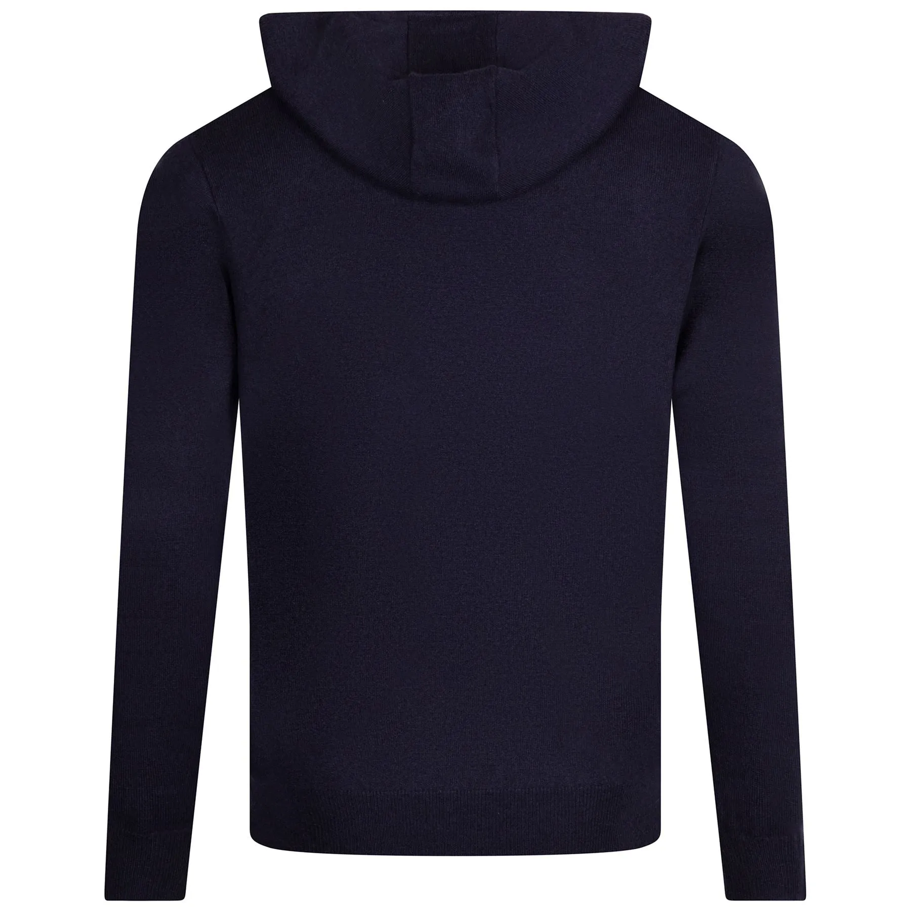 Conway Wool Cashmere Popover Hoodie Navy - AW24