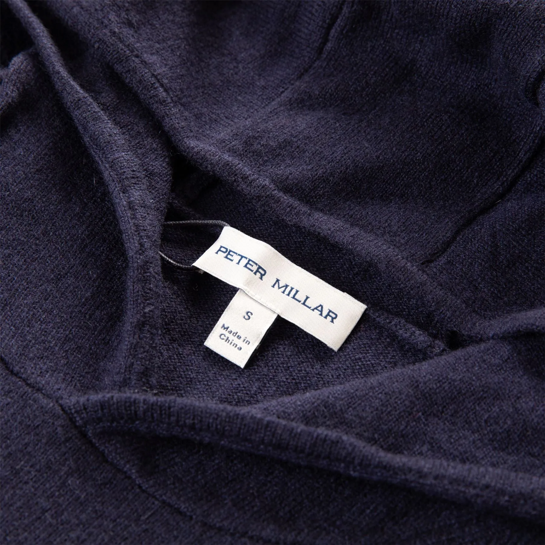 Conway Wool Cashmere Popover Hoodie Navy - AW24