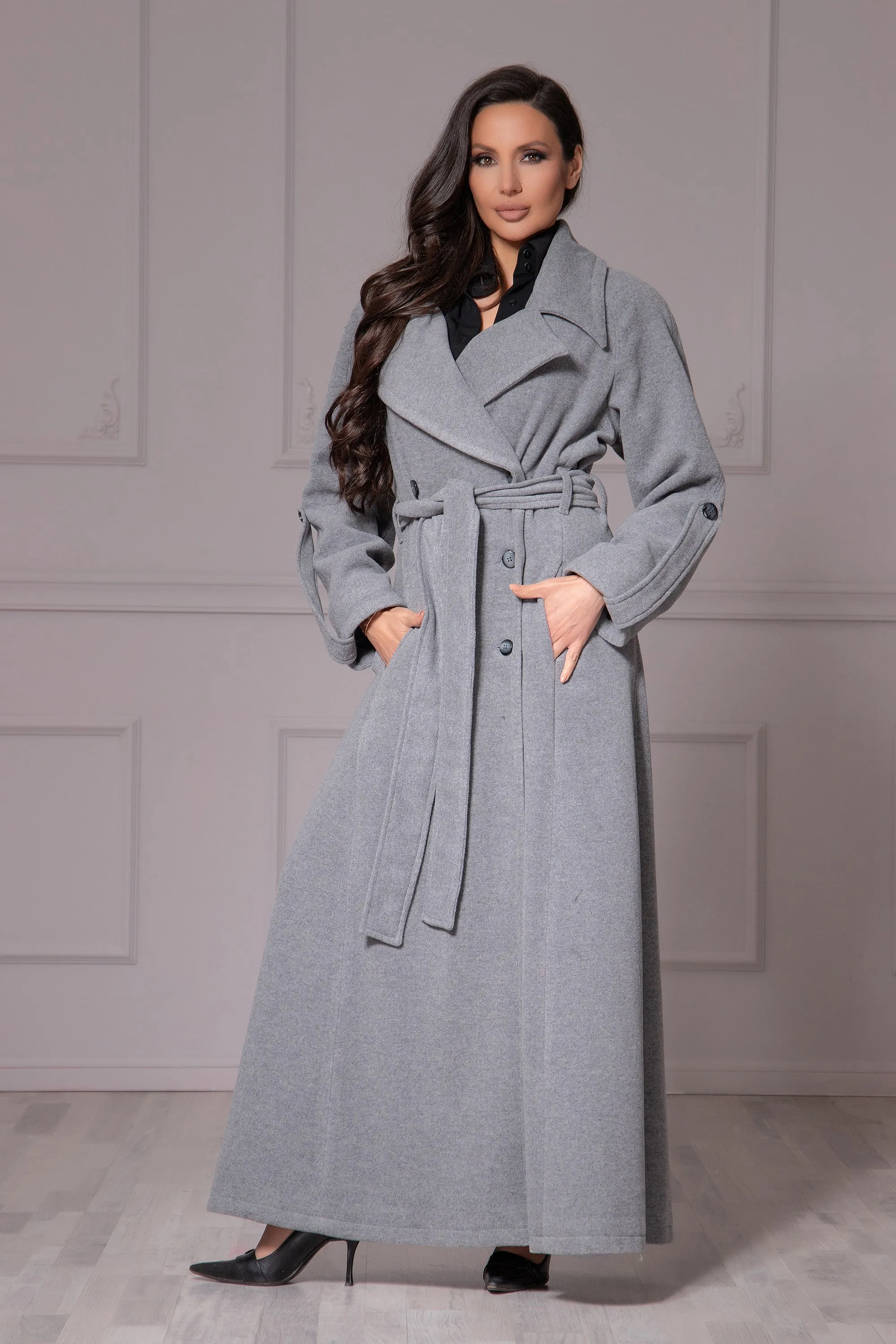 DETAILS MAXI COAT