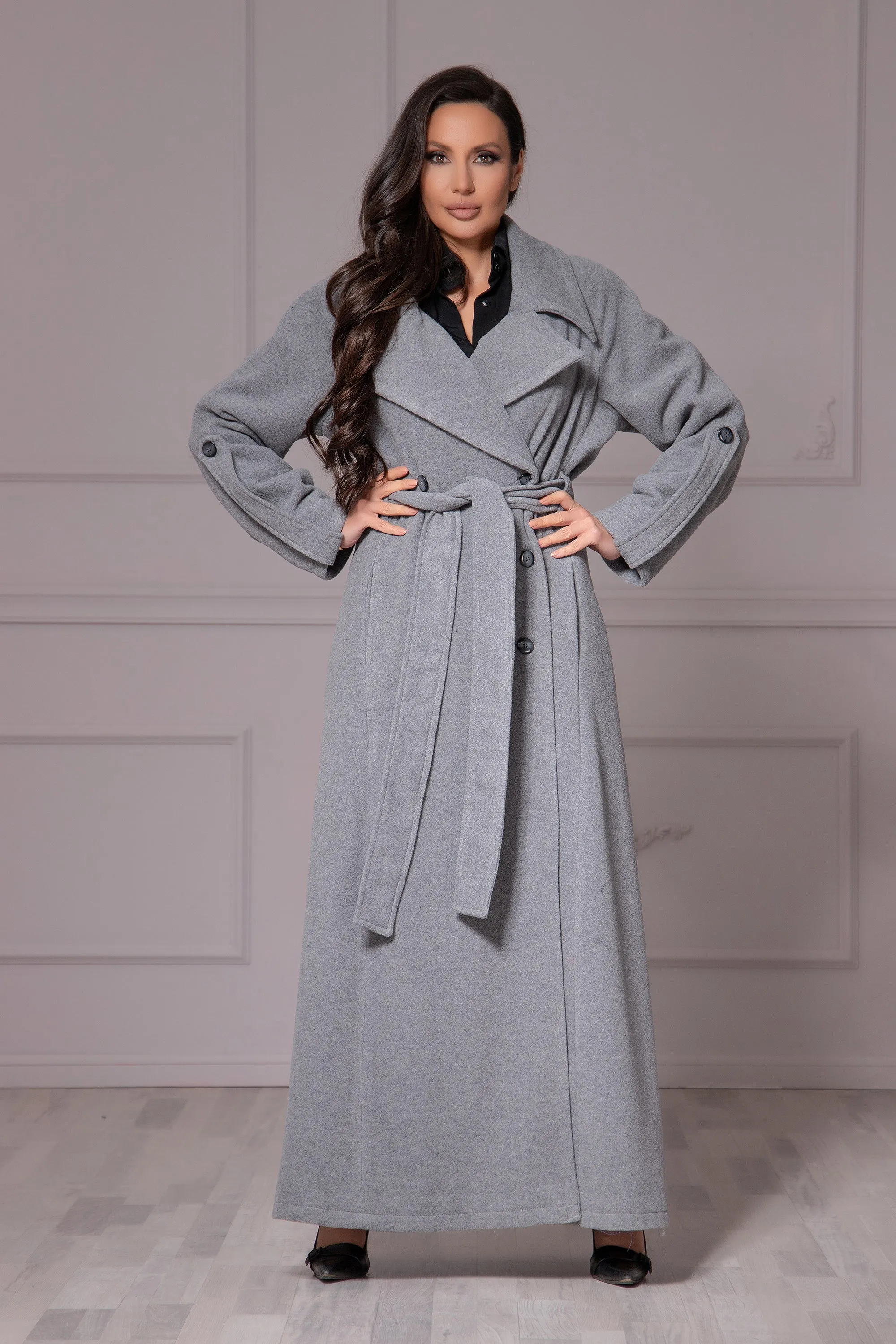 DETAILS MAXI COAT