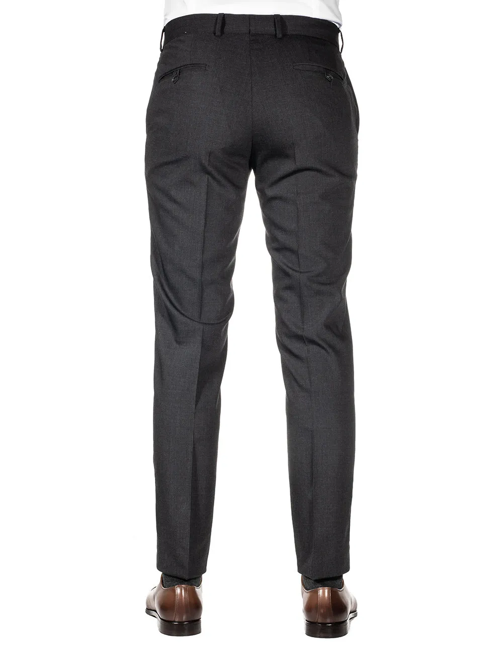 Enrico Wool Trouser Black/02