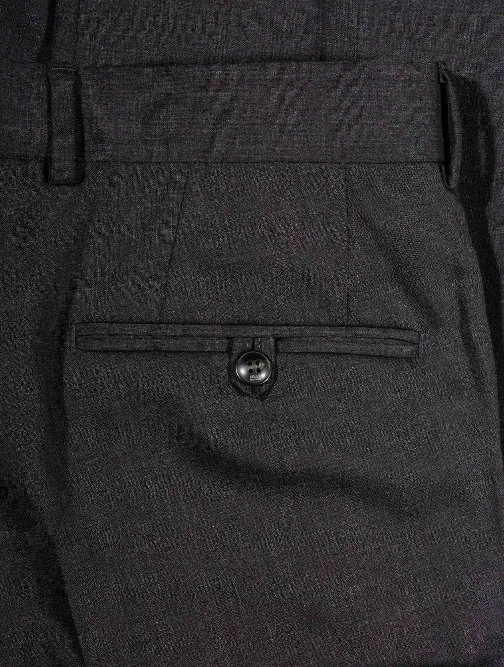 Enrico Wool Trouser Black/02