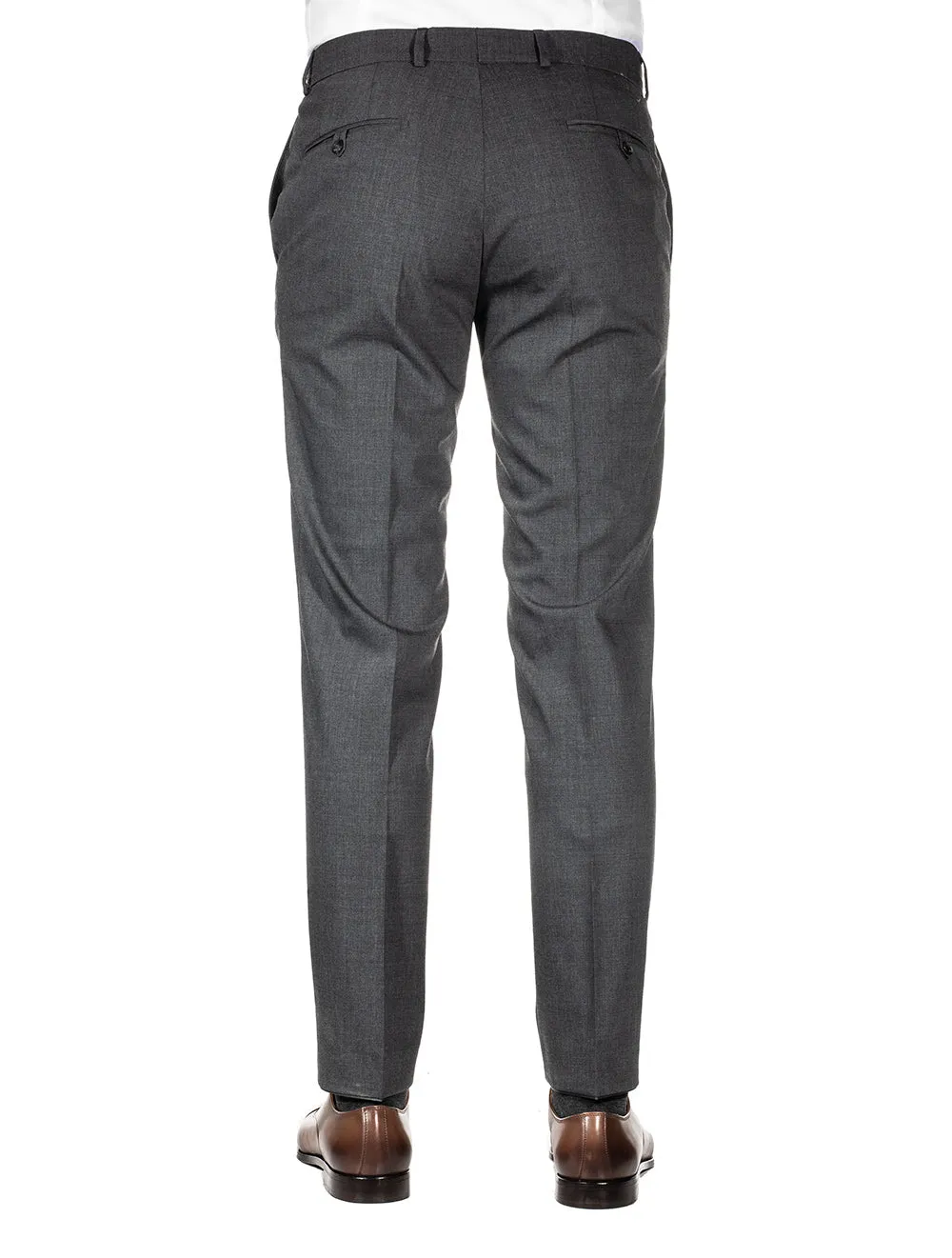 Enrico Wool Trouser Charcoal