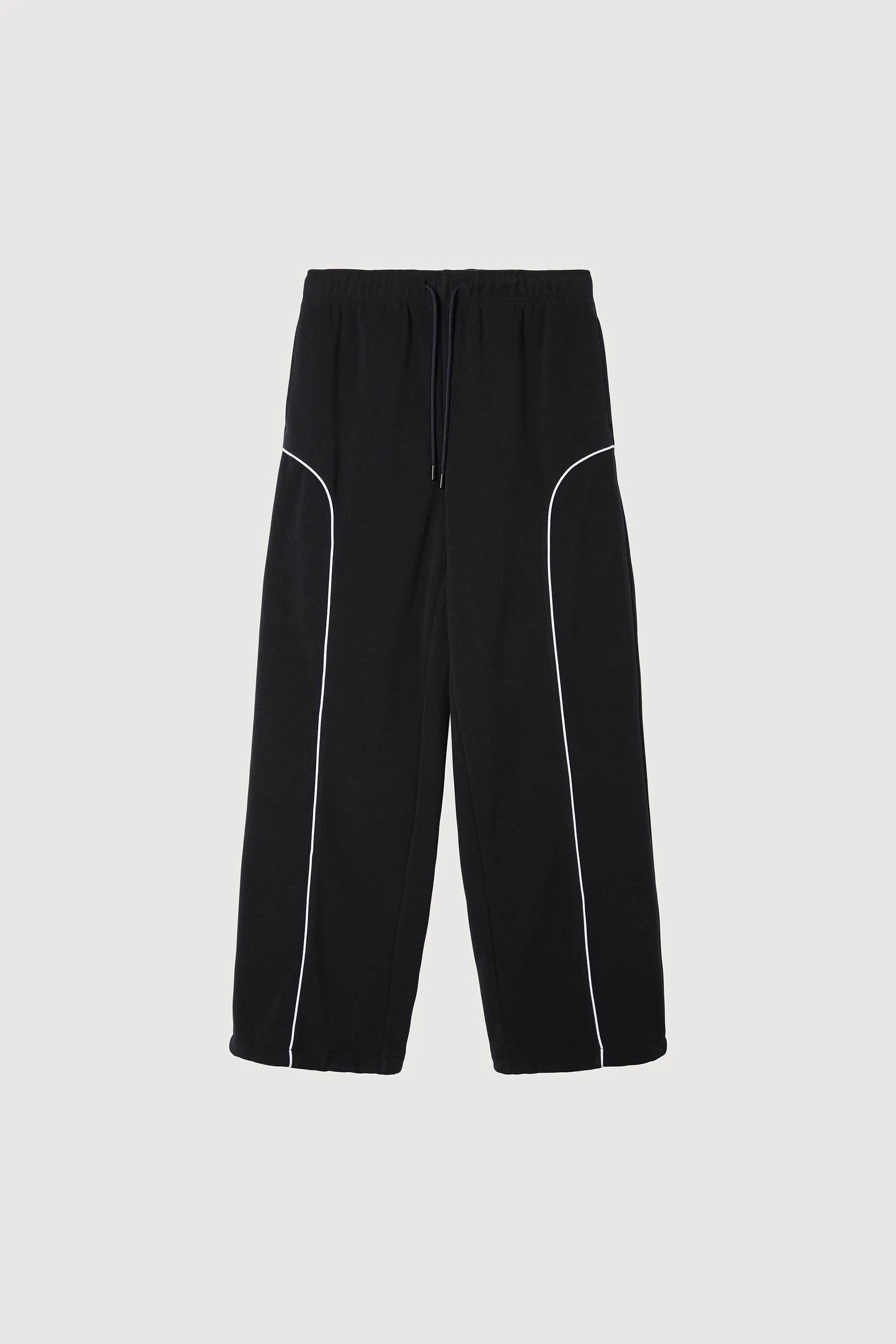 FLEECE PANT WITH CONTRAST PIPING