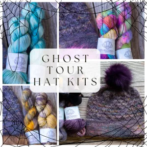 Ghost Tour Hat Fingering   Lace Weight Kit