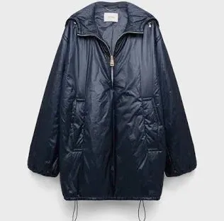 Hooded  Nylon Anorak Style Jacket Cozy Coolness