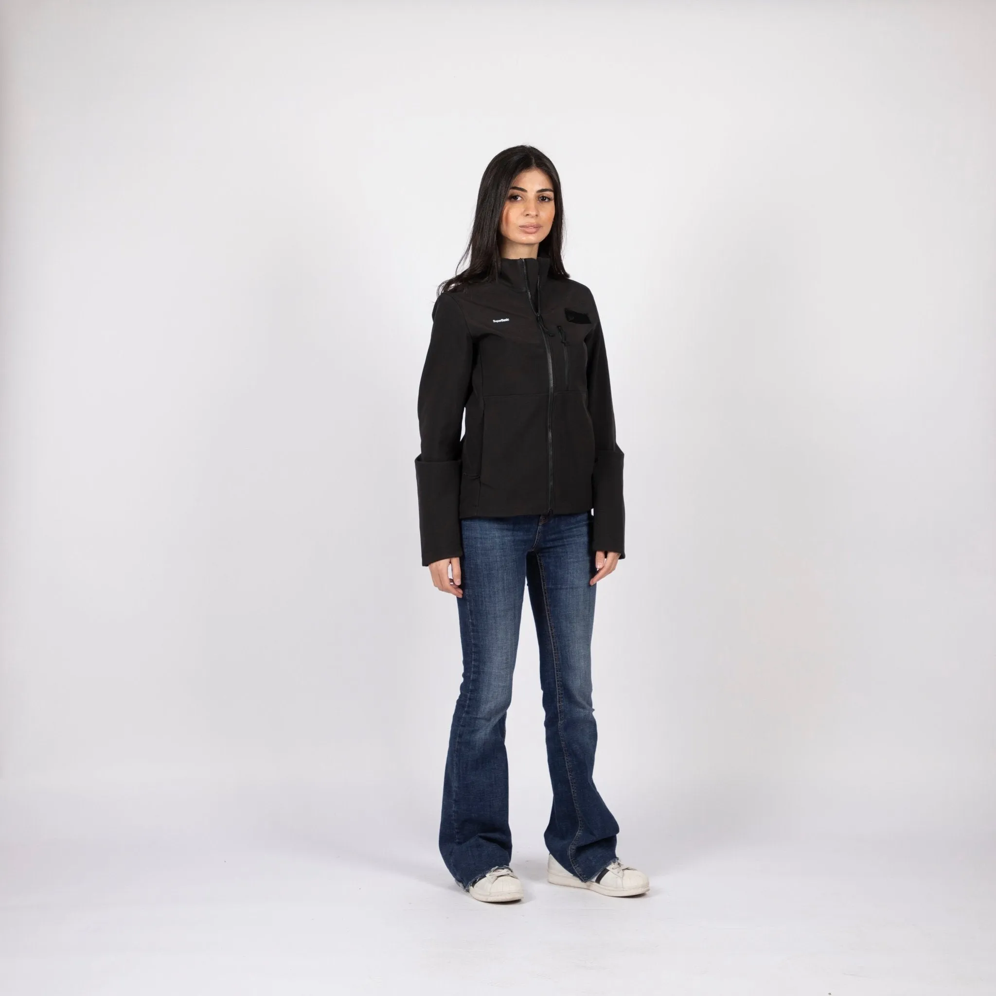 Jordan Flag | Women's Premium Windwall Black Edition Jacket