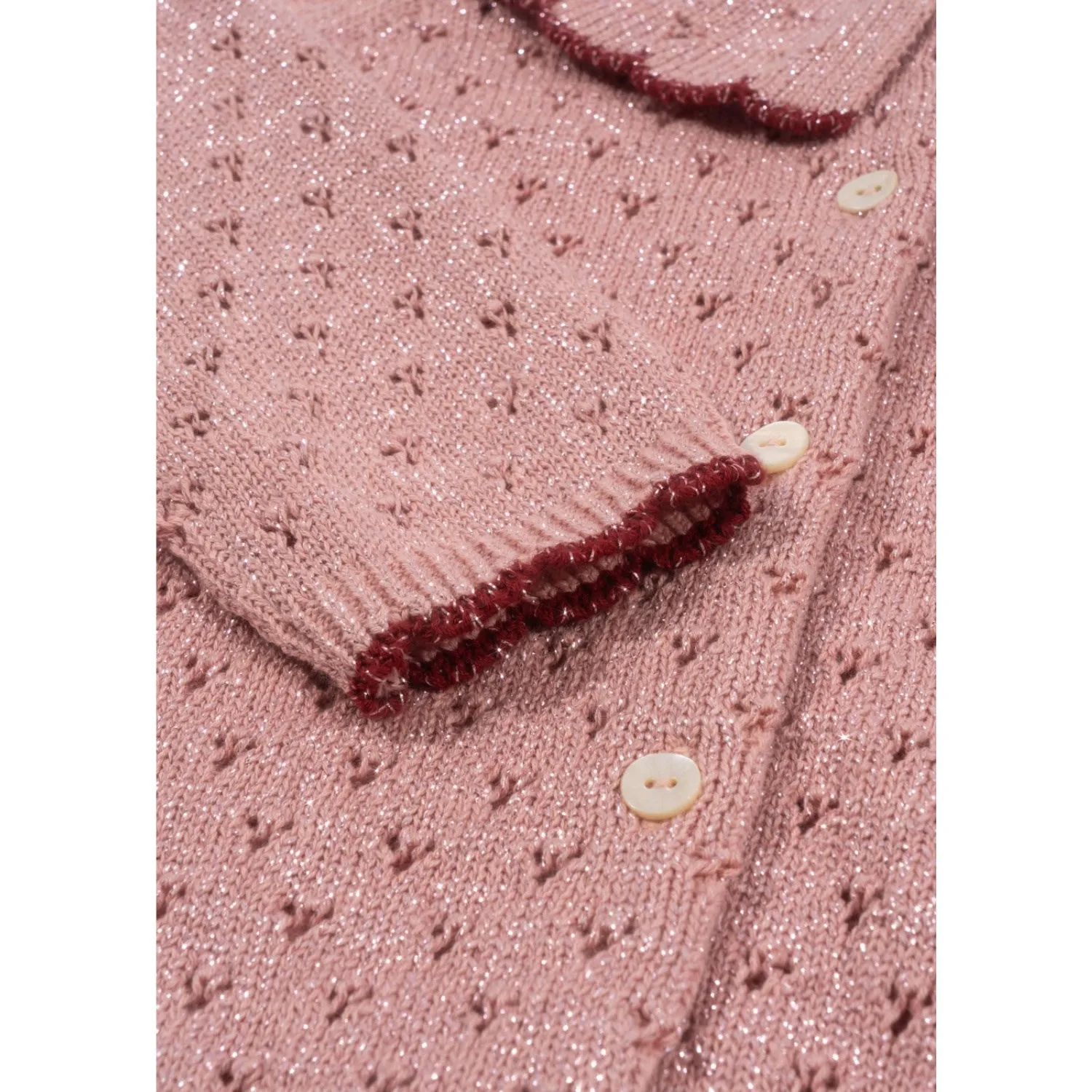 Konges Sløjd Mellow Rose Holiday Knit Cardigan