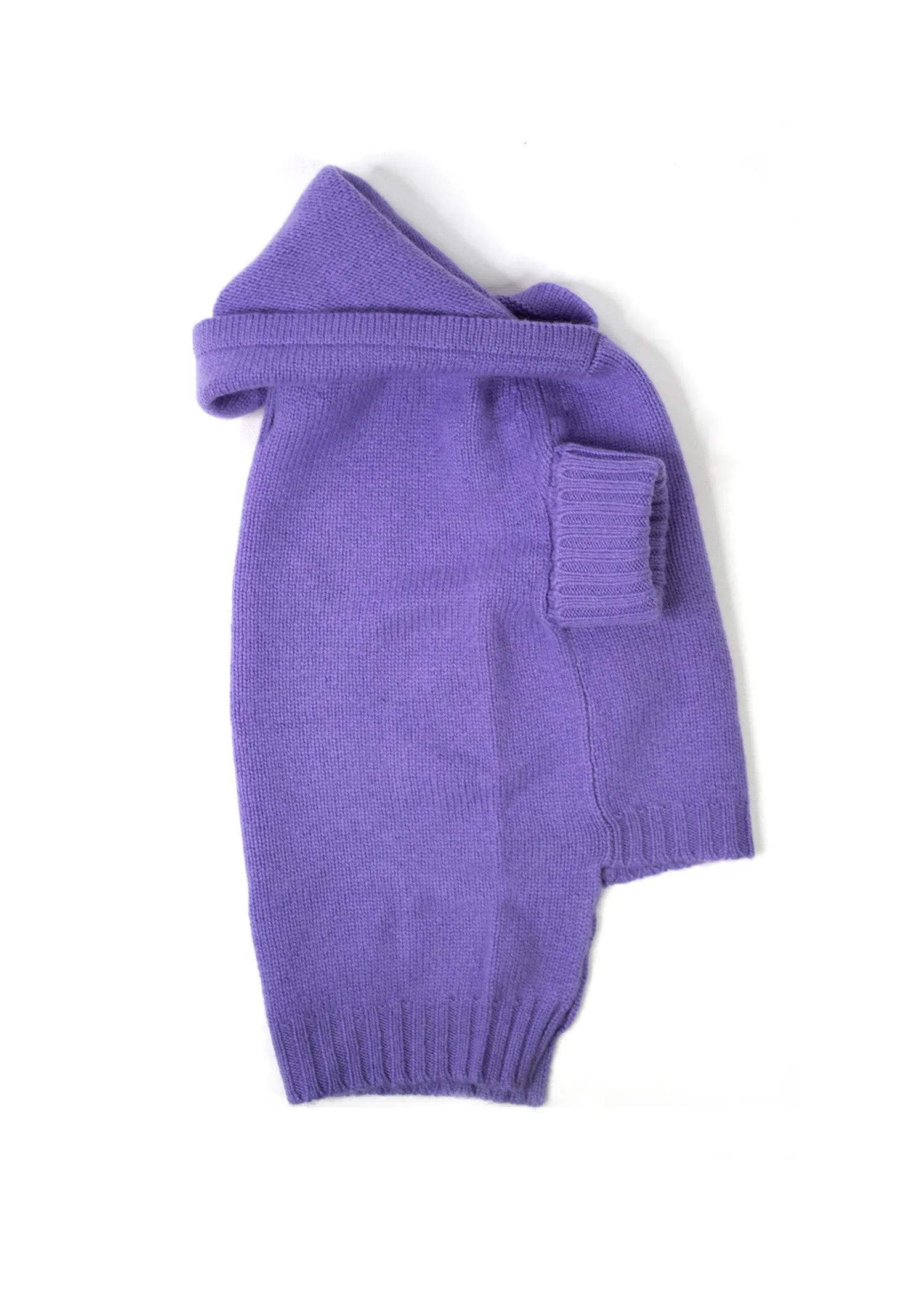 LAVENDER CASHMERE HOODIE