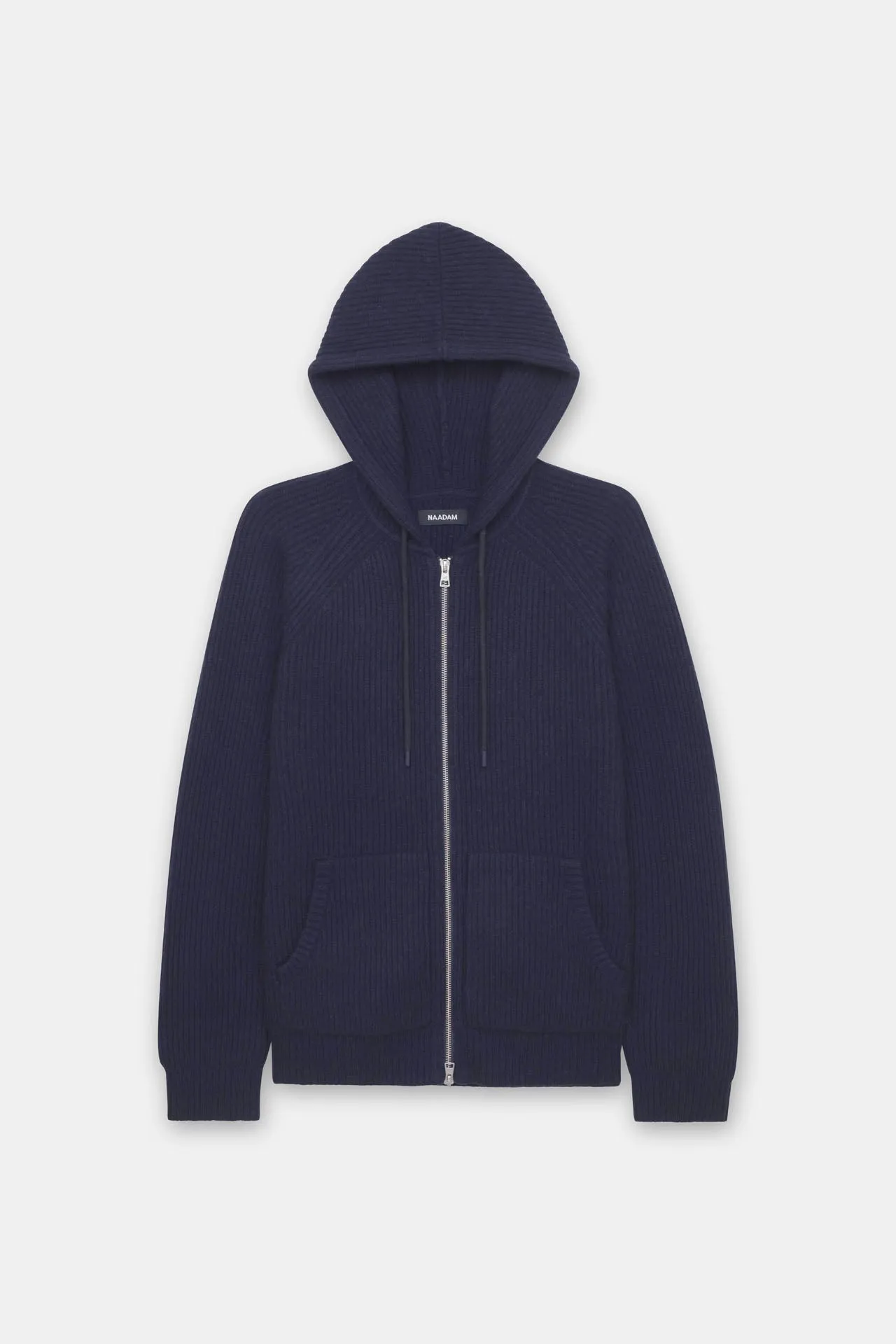 Luxe Cashmere Fisherman Zip Hoodie