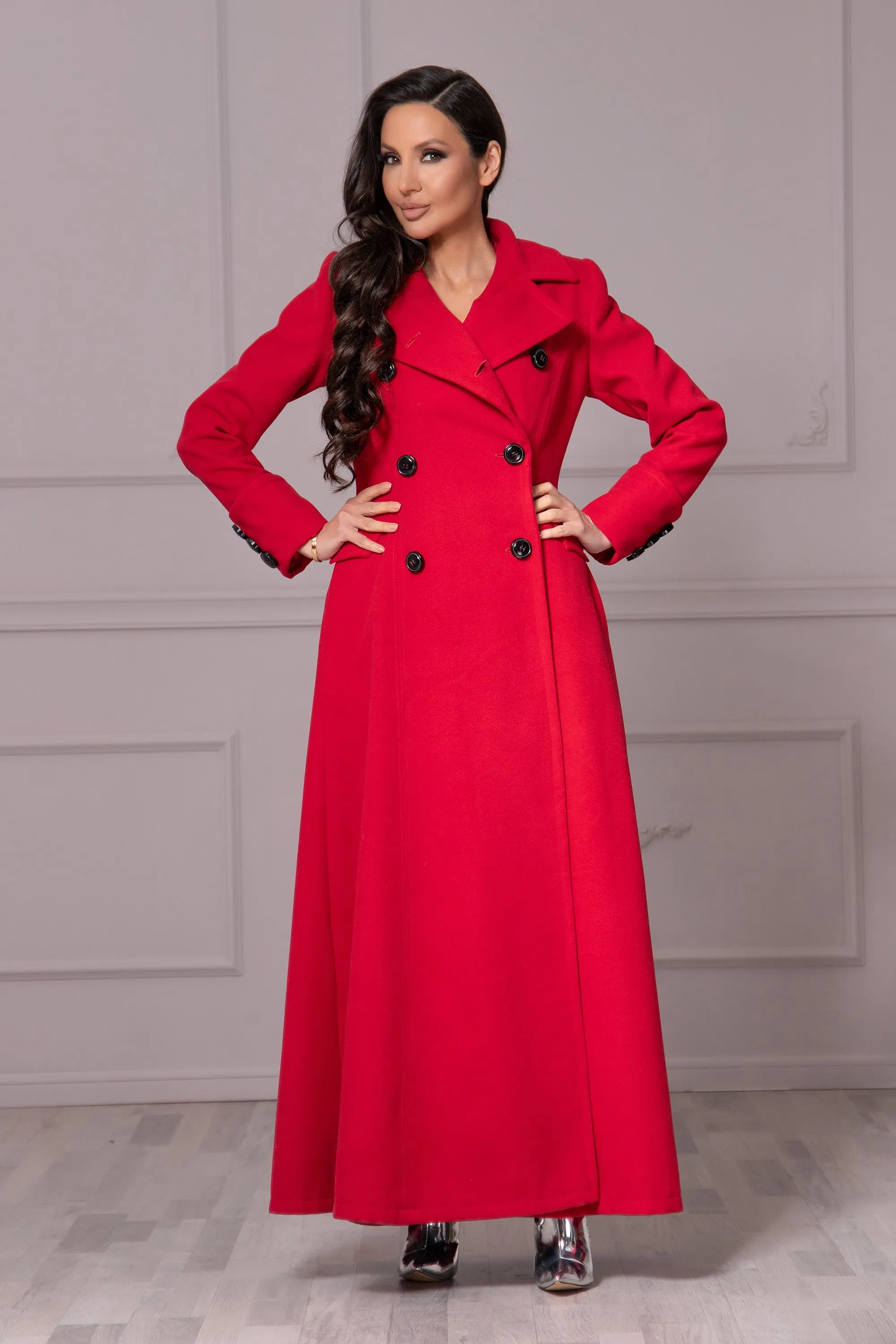 MAXI CUFFED COAT