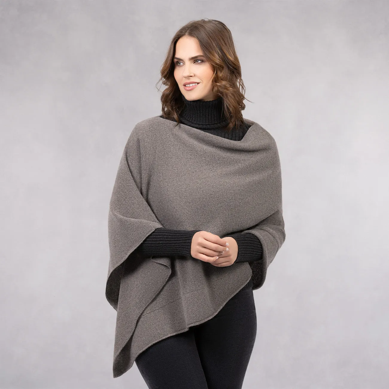 Merino Lambswool Poncho