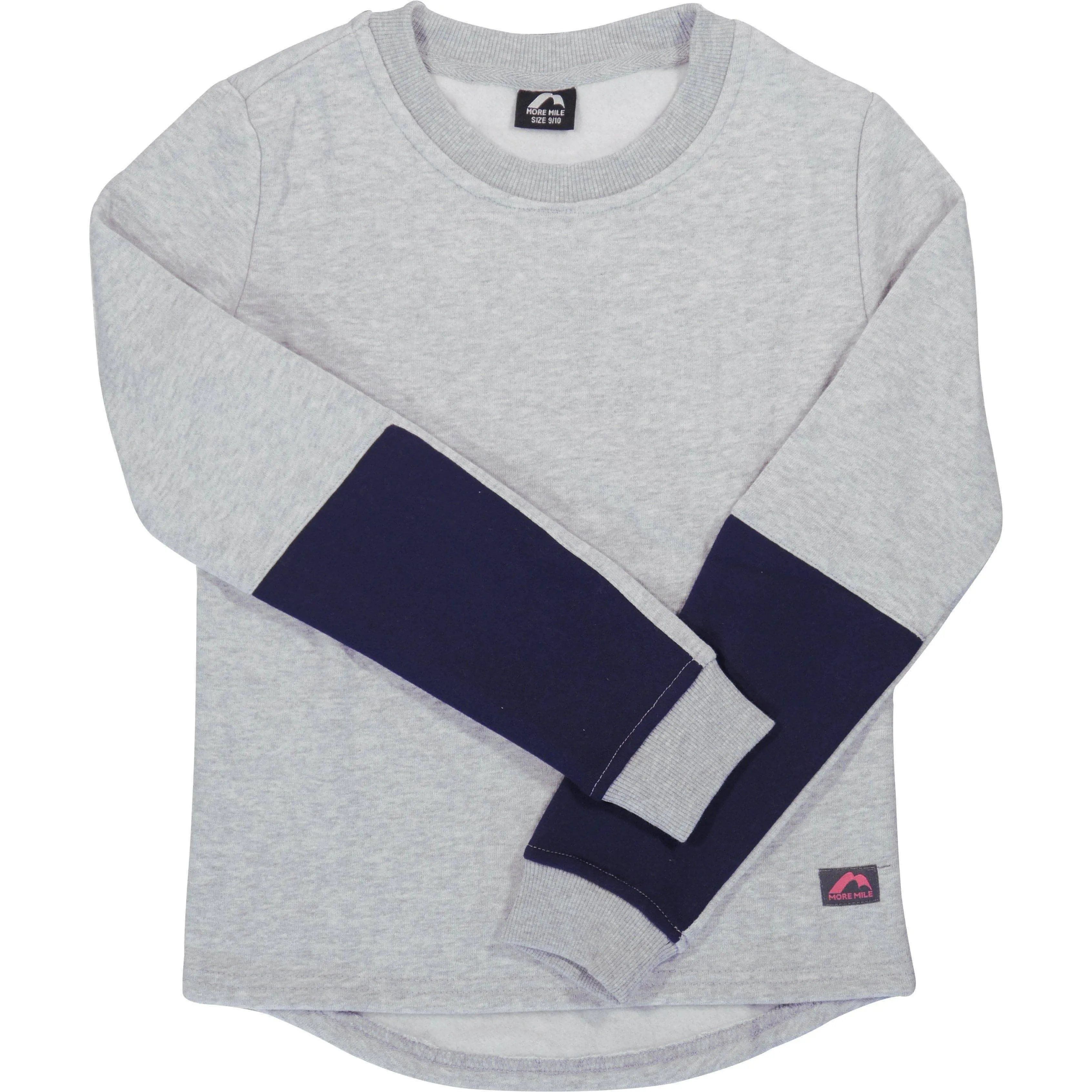 More Mile Junior Fleece Sweatshirt - Grey