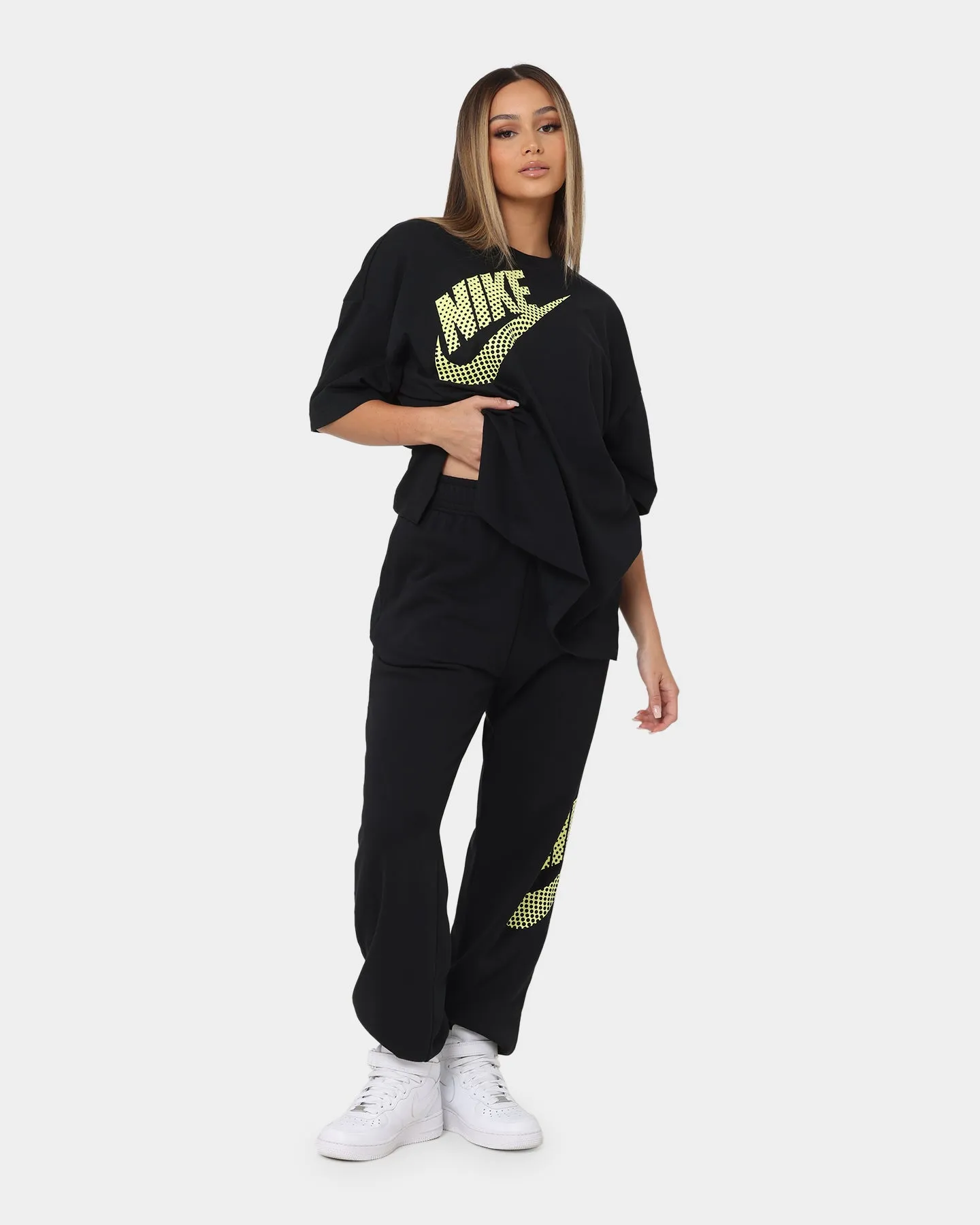 Nike Women's Nike Sportswear Oversized Fleece Dance Pants Black