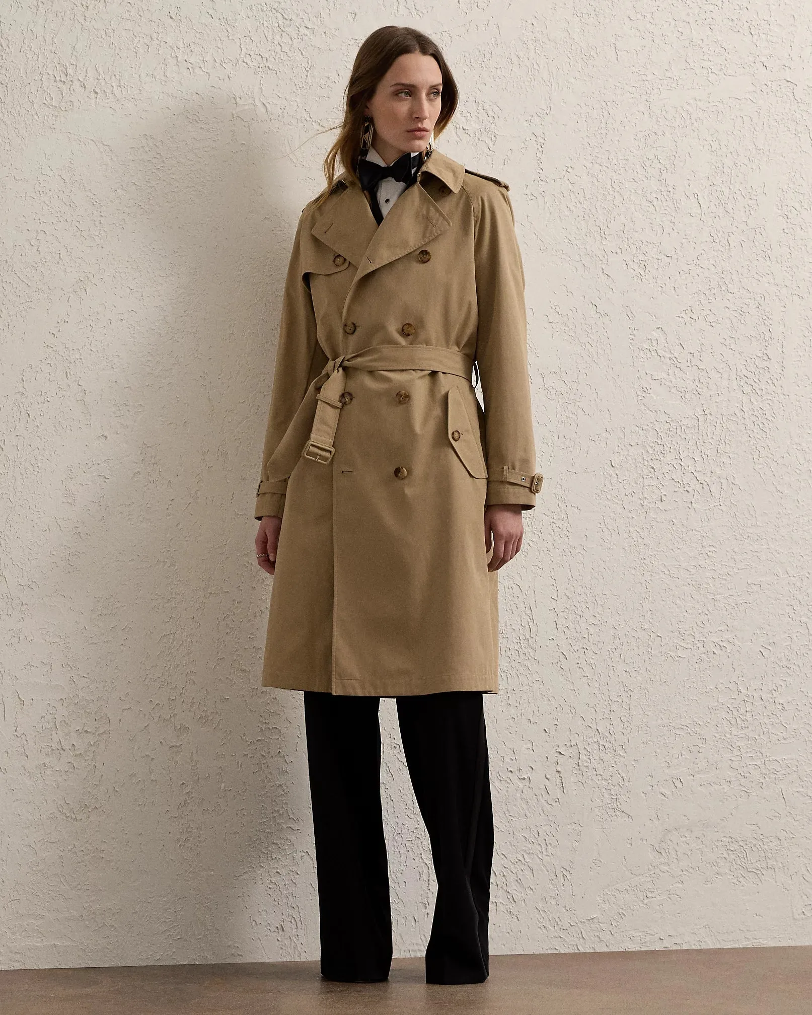 Niles Cotton Twill Trench Coat