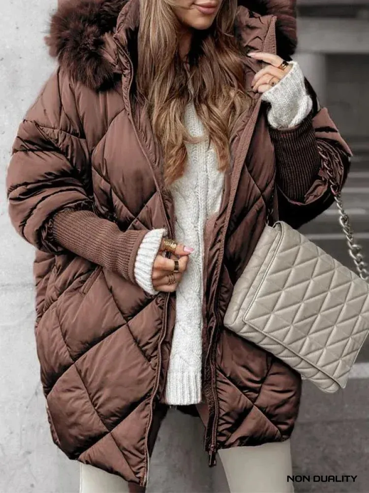 Non Duality | Cozy Quilted Hooded Jacket