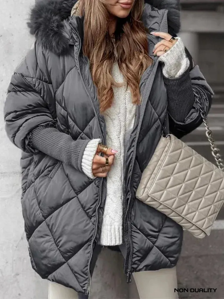 Non Duality | Cozy Quilted Hooded Jacket