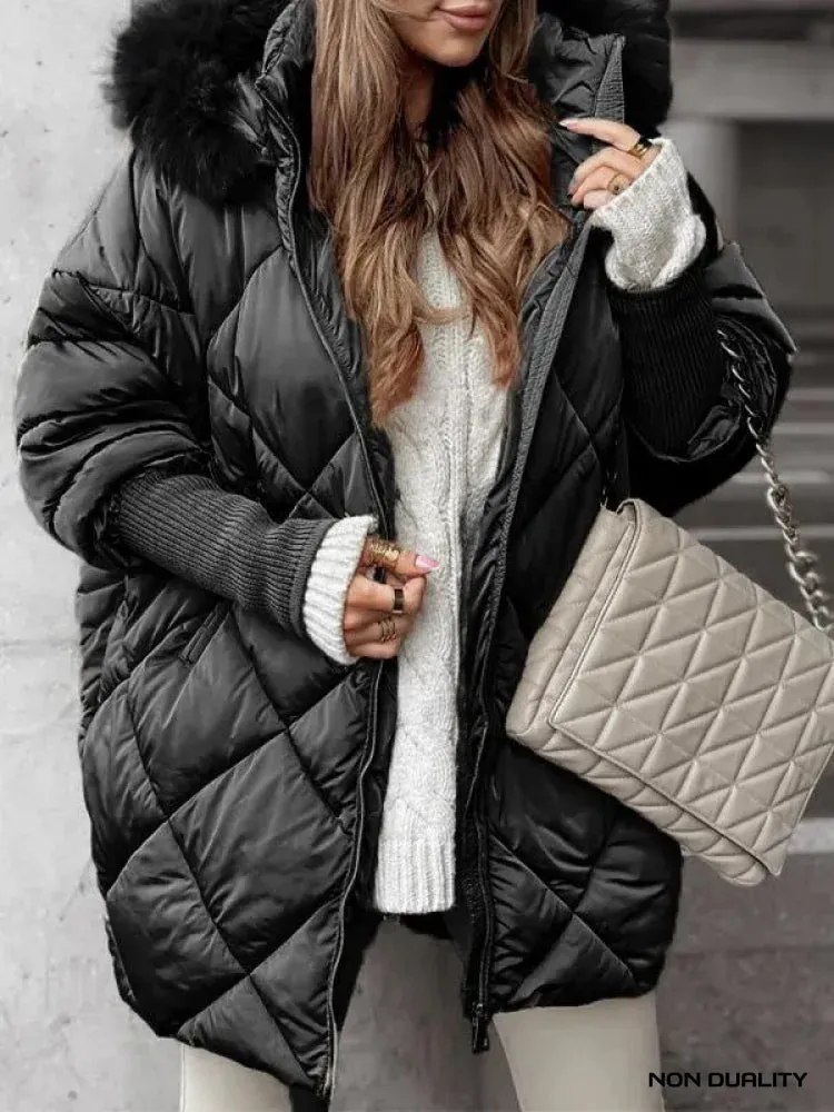 Non Duality | Cozy Quilted Hooded Jacket