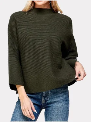 Not Your Casual Sweater Olive