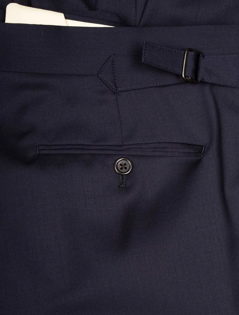 Polo Wool Twill Two-piece Suit Navy