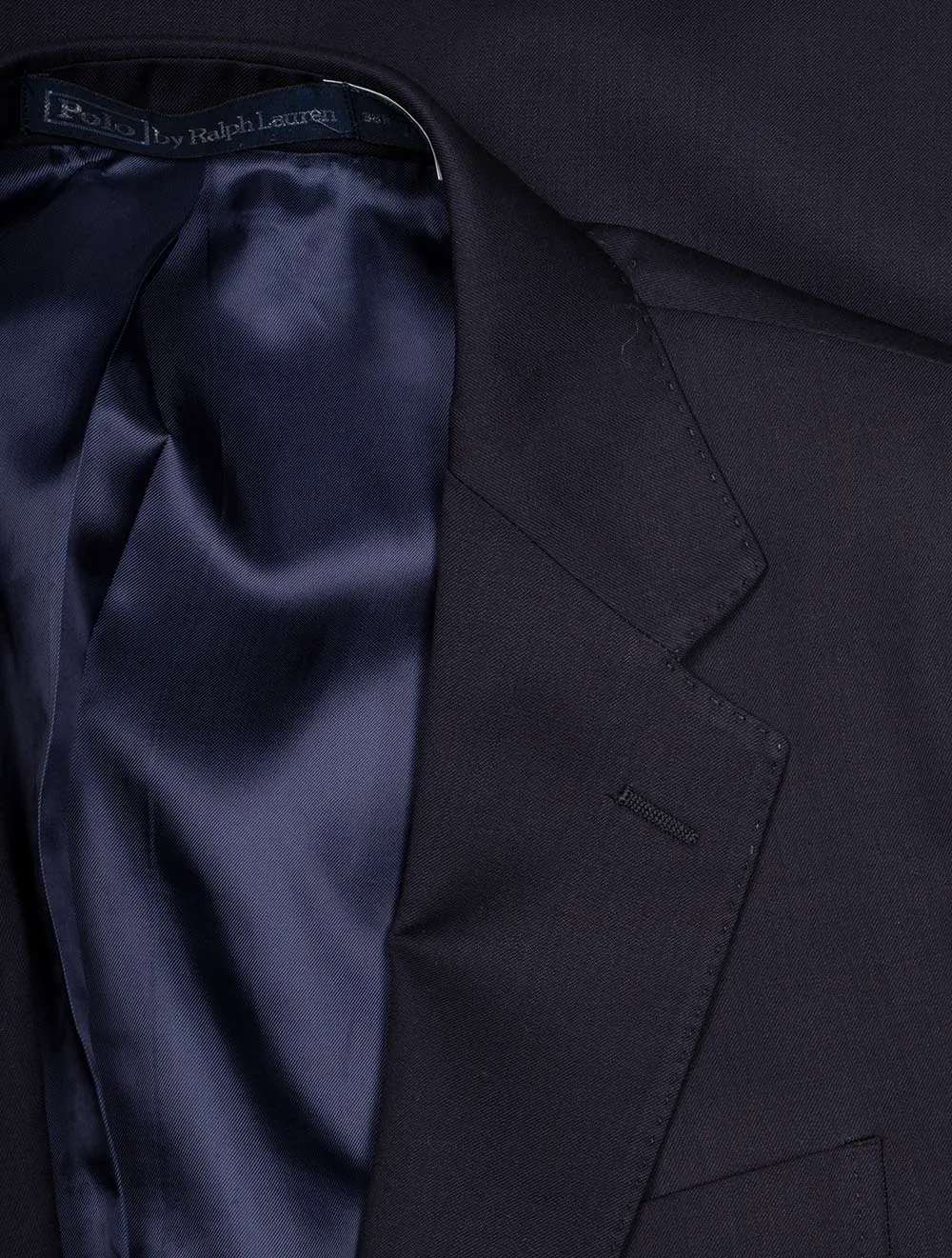 Polo Wool Twill Two-piece Suit Navy