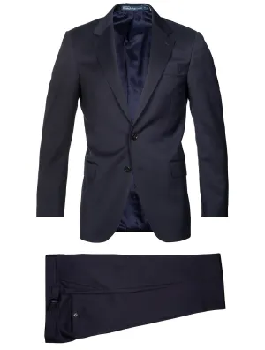 Polo Wool Twill Two-piece Suit Navy