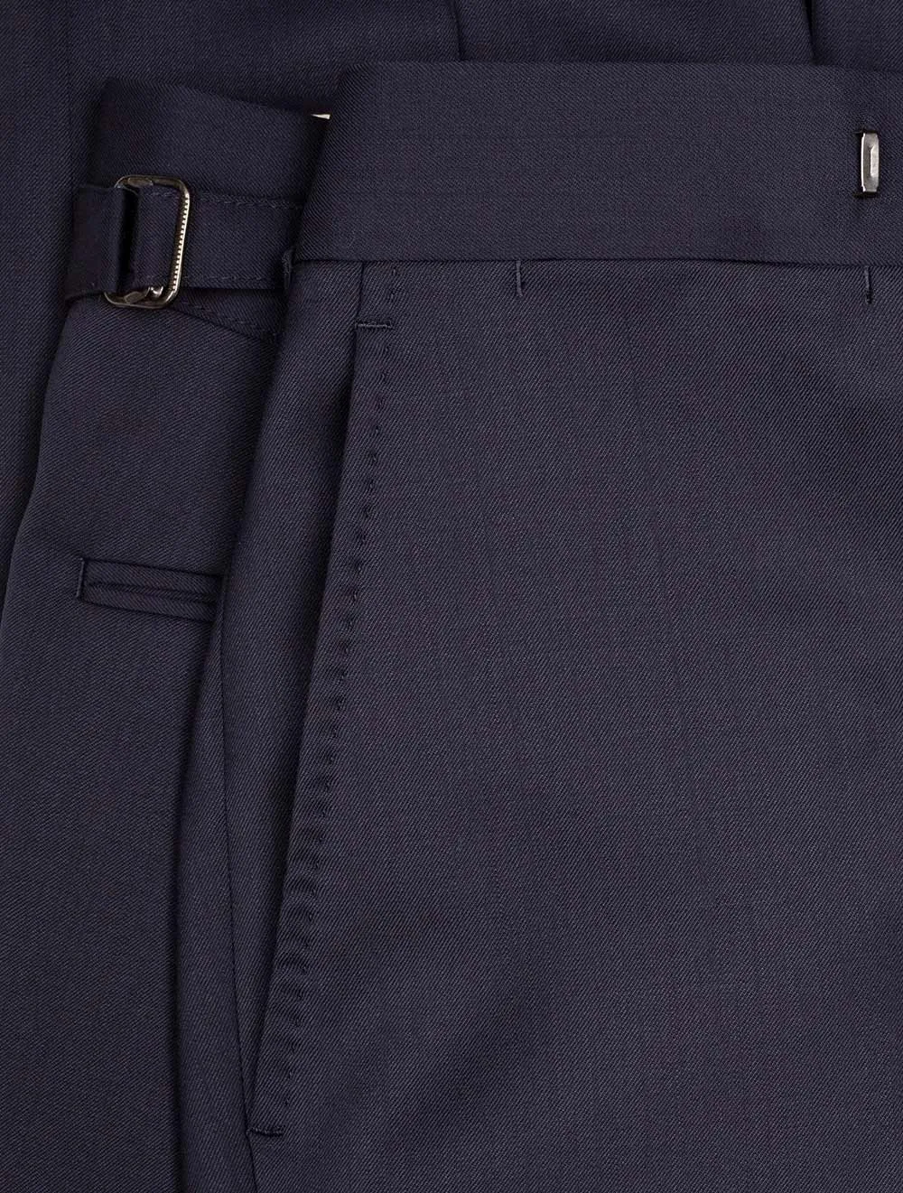 Polo Wool Twill Two-piece Suit Navy