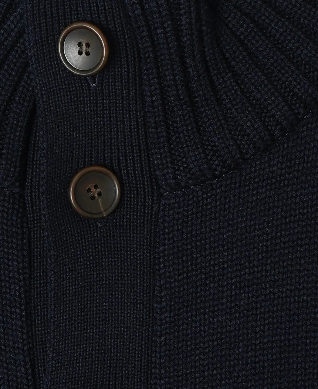 Stand Collar Cardigan - Extra Fine Merino