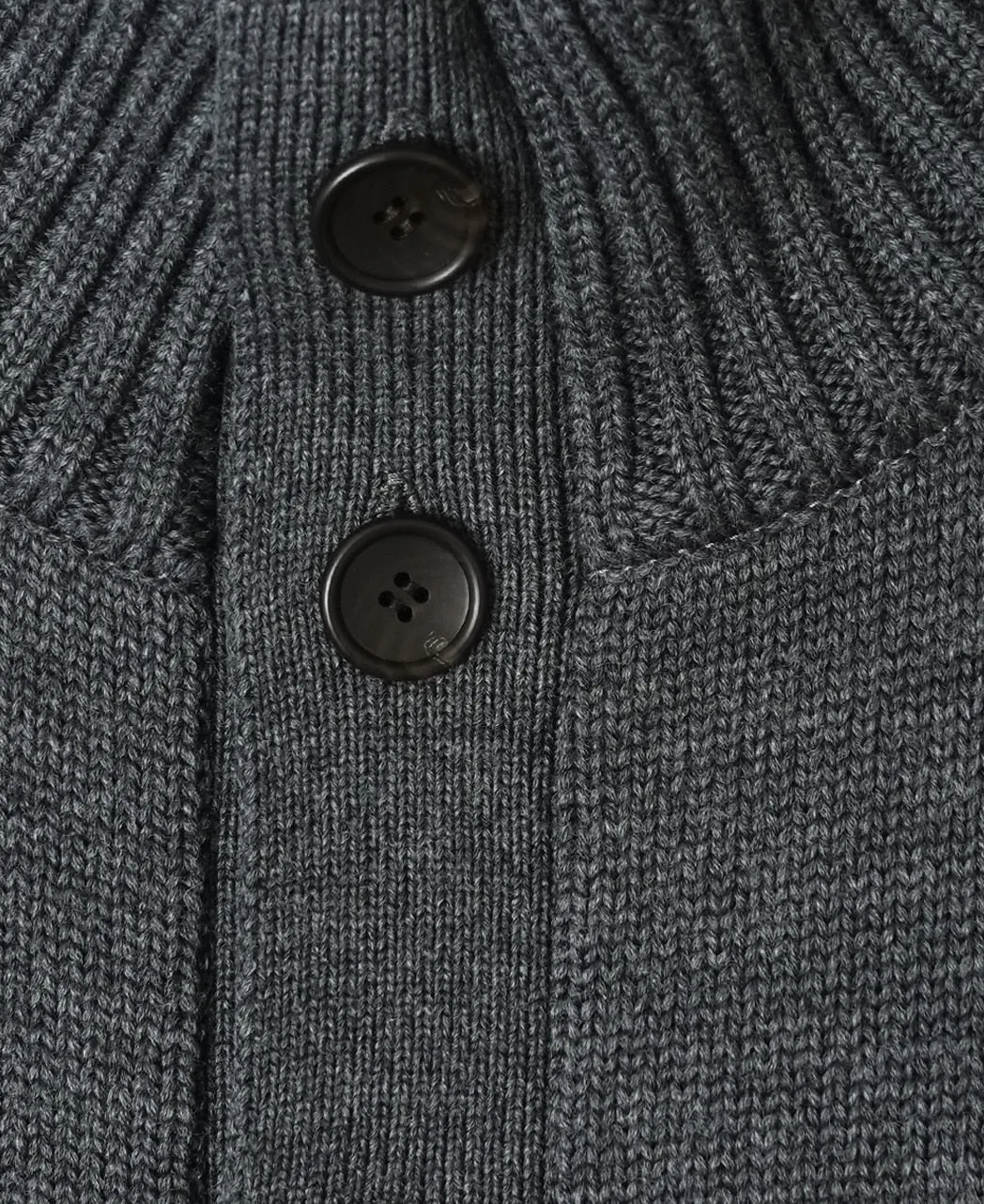 Stand Collar Cardigan - Extra Fine Merino