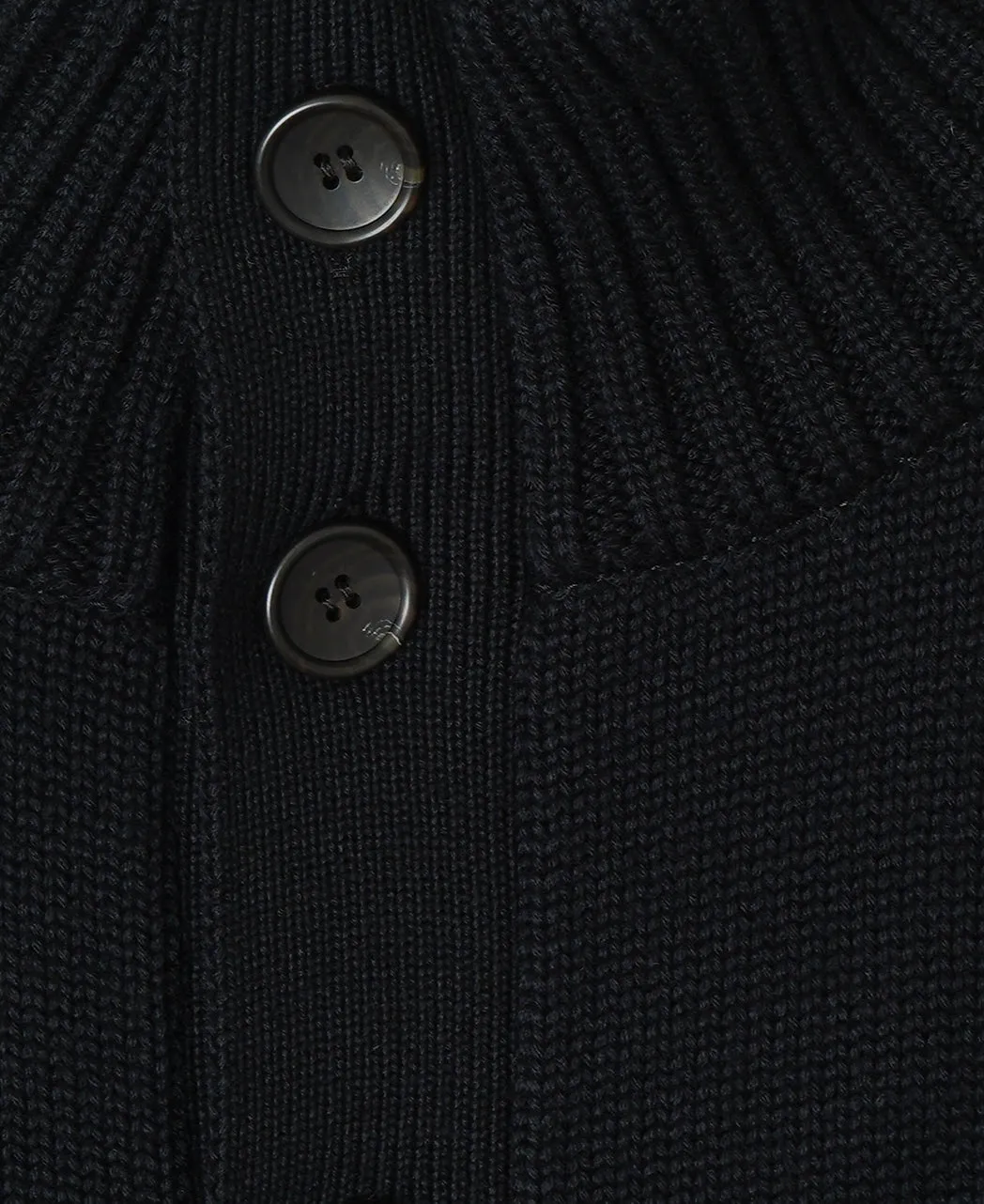 Stand Collar Cardigan - Extra Fine Merino