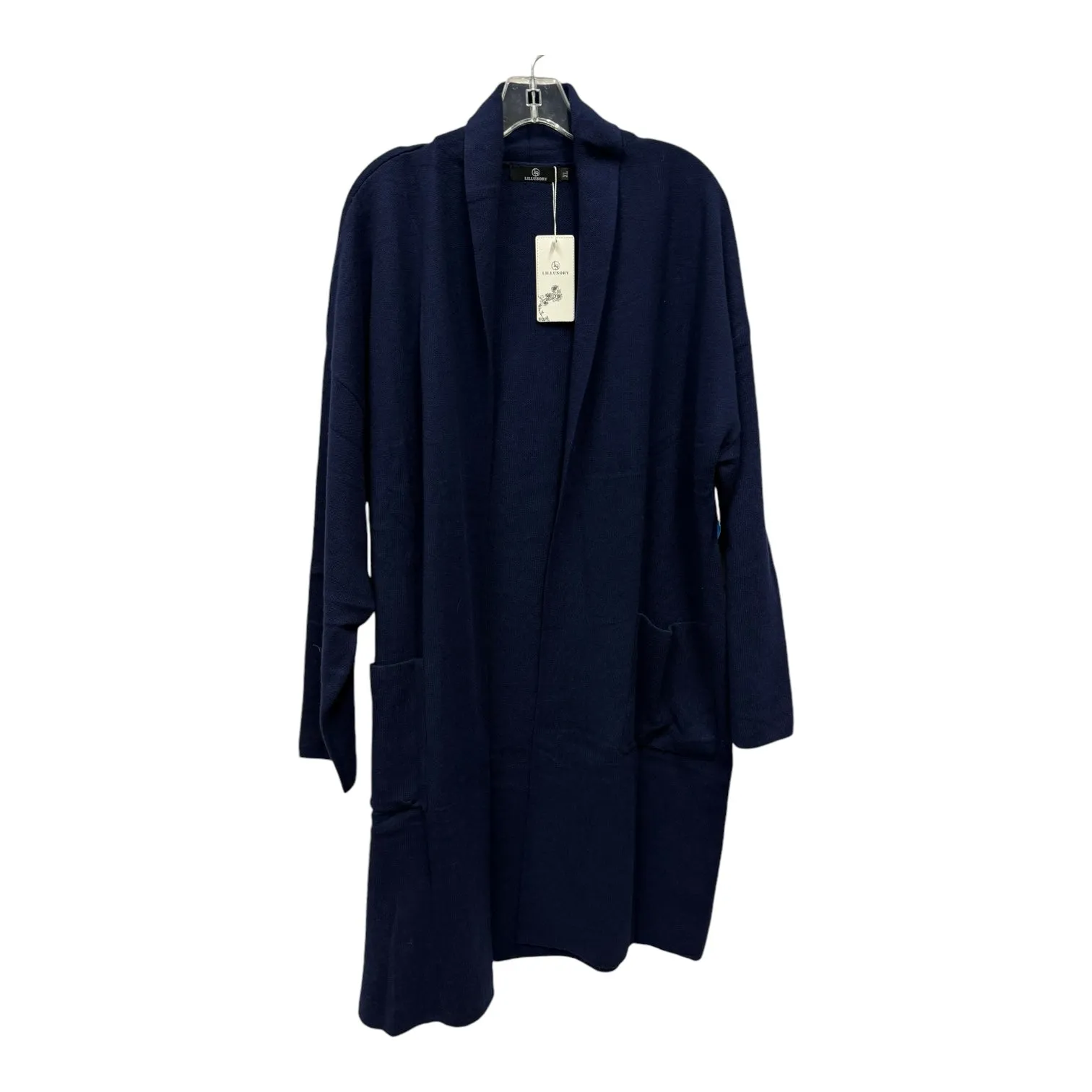 Sweater Cardigan By Cme In Navy, Size:Xl