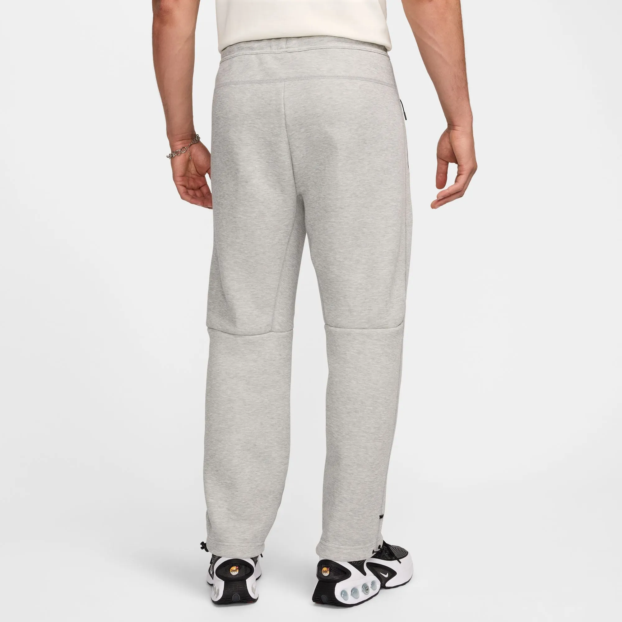 TECH FLEECE OPEN HEM PANTS "GREY HEATHER"