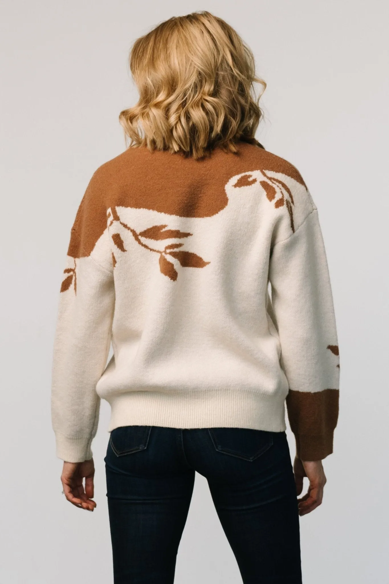 Teresa Sweater | Cream   Camel