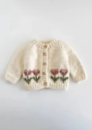 Tulip Flower Cardigan