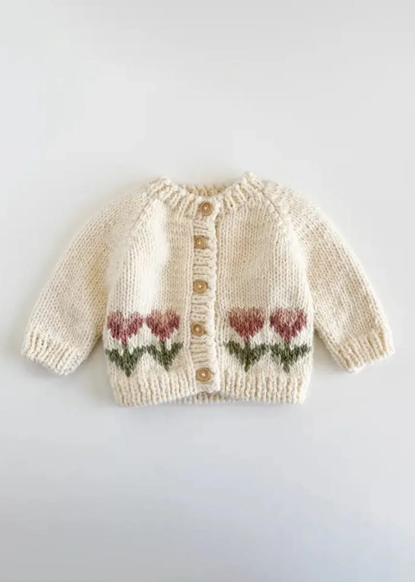 Tulip Flower Cardigan