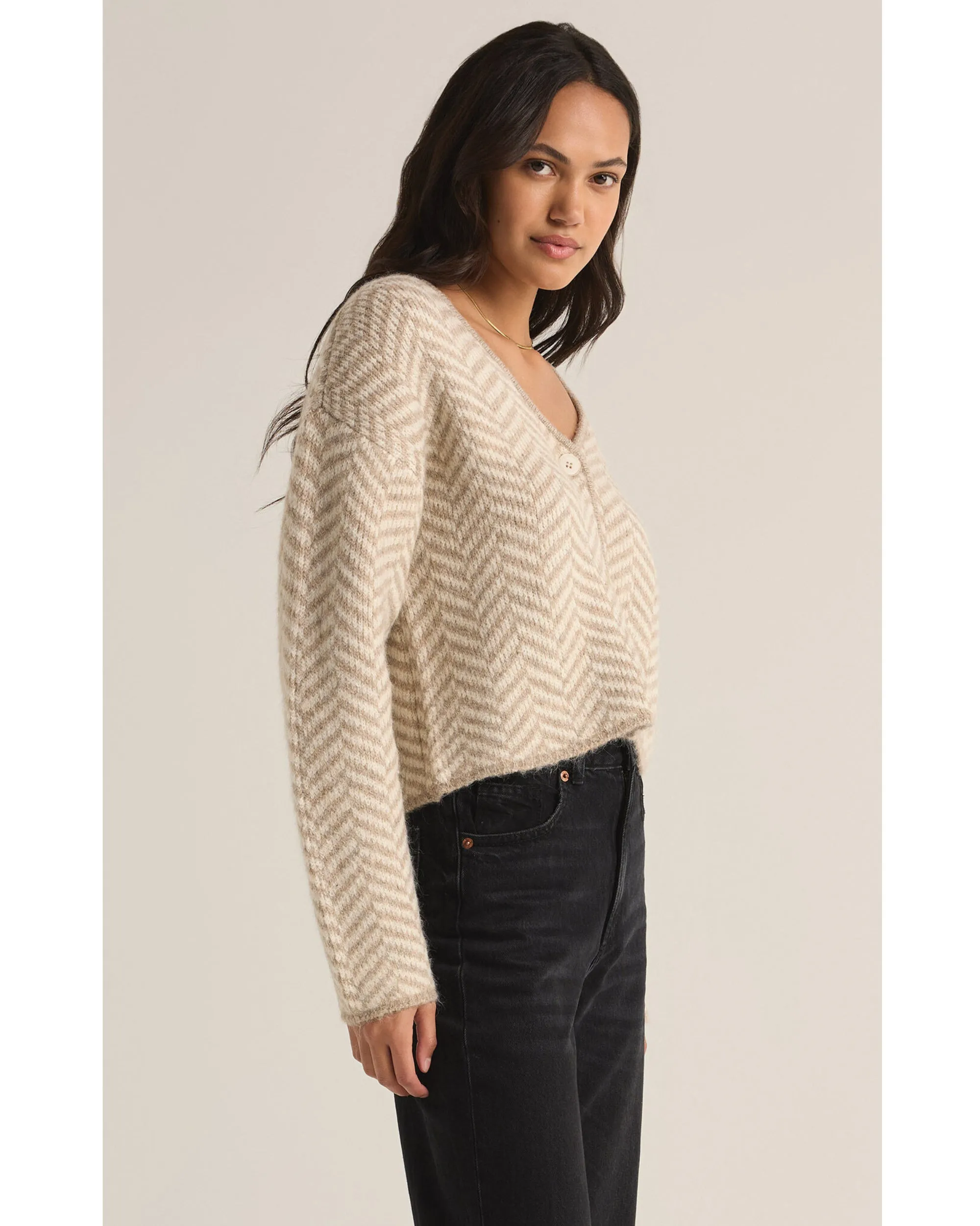 Z supply Naomi Herringbone Cardigan