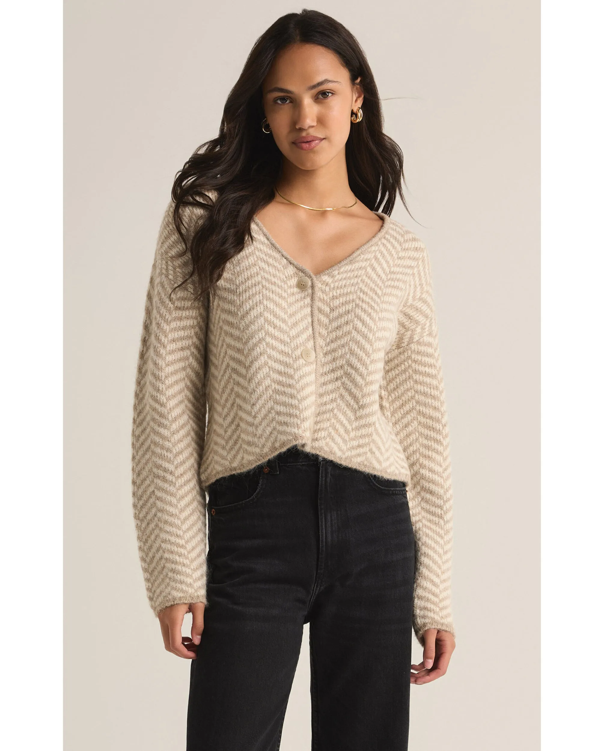 Z supply Naomi Herringbone Cardigan